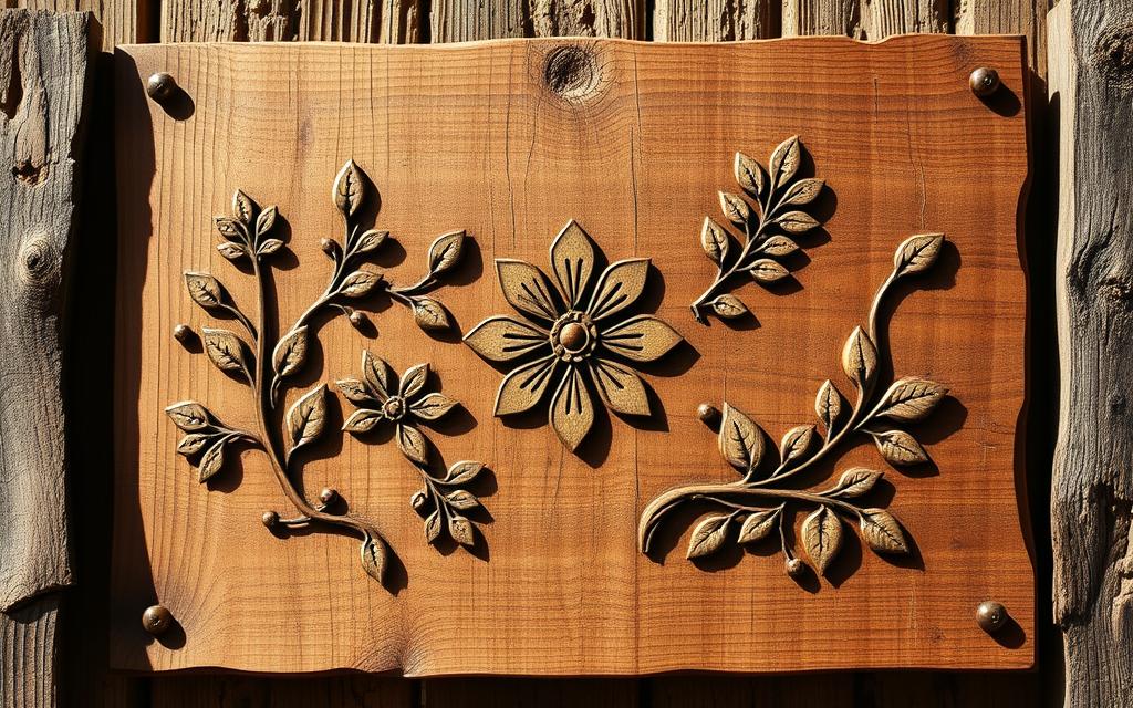 custom wooden signs design elements