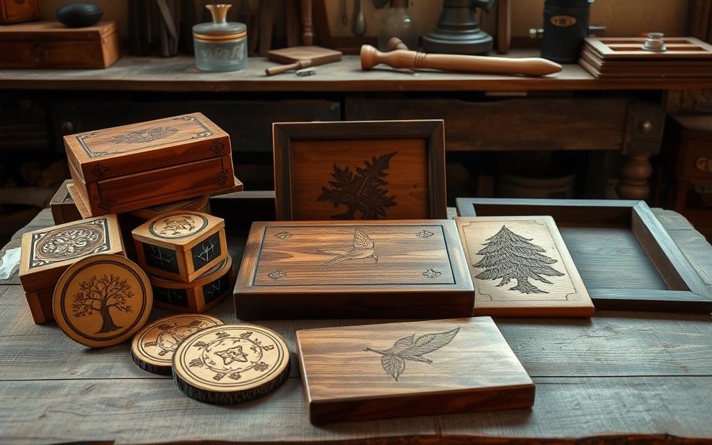 wood burned gifts