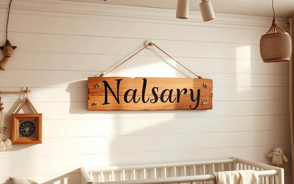 wood signs for nursery